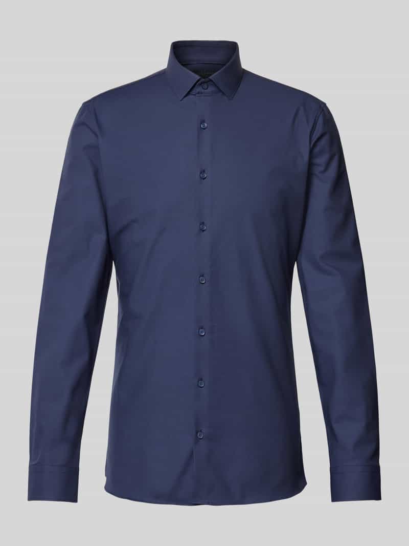 Koszula biznesowa o kroju Super Slim Fit z kołnierzykiem typu kent