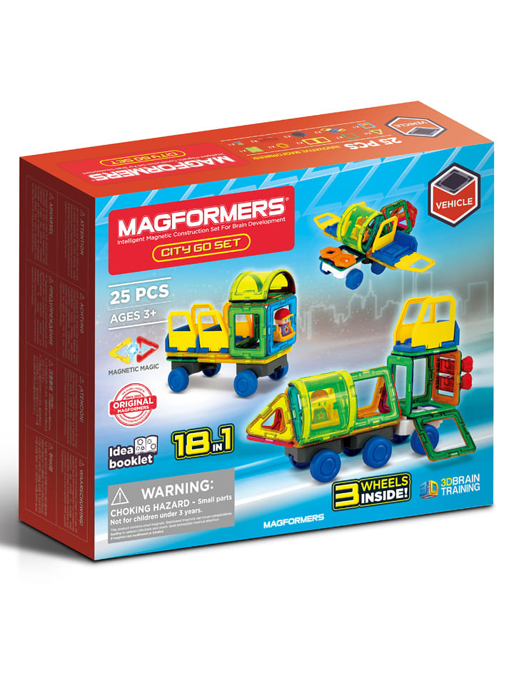 MAGFORMERS 25-częściowy zestaw magnetyczny 