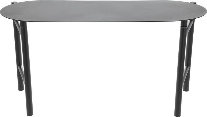 Ławka ogrodowa Disc czarna składana