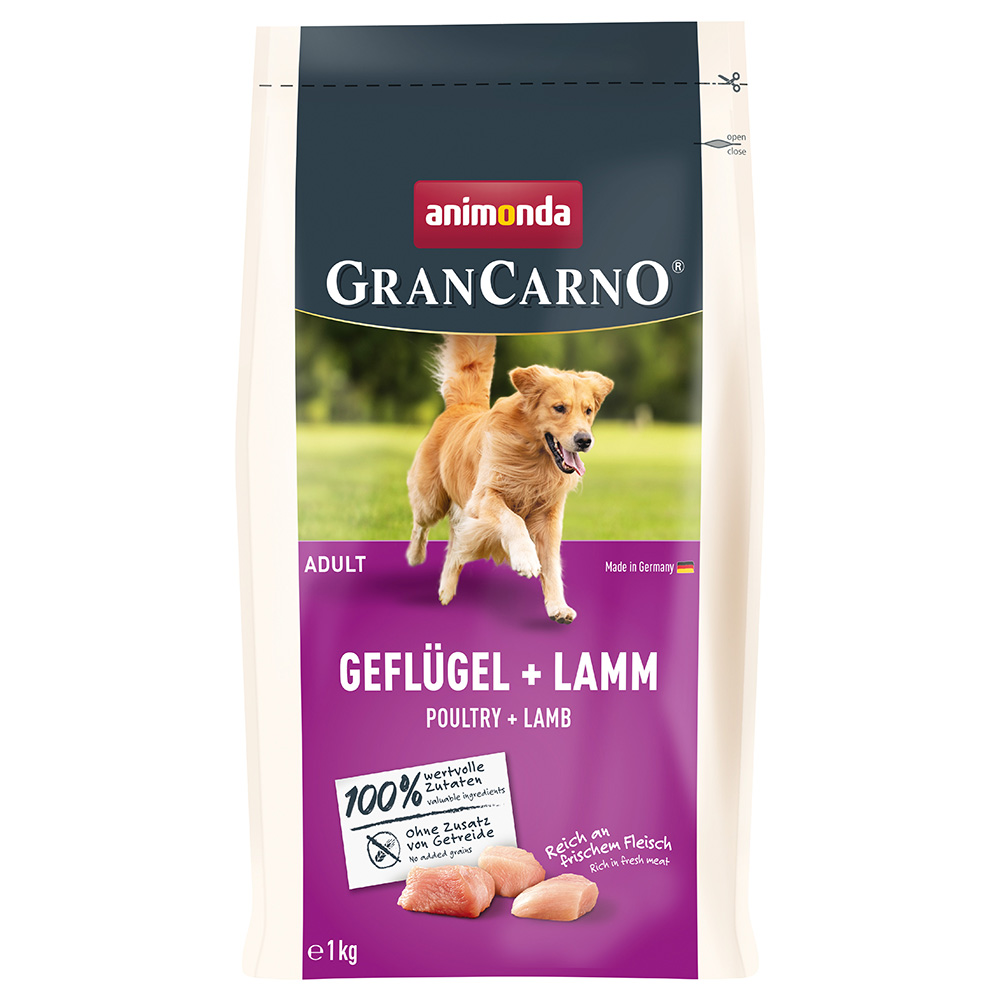 animonda GranCarno Adult, drób i jagnięcina - 1 kg