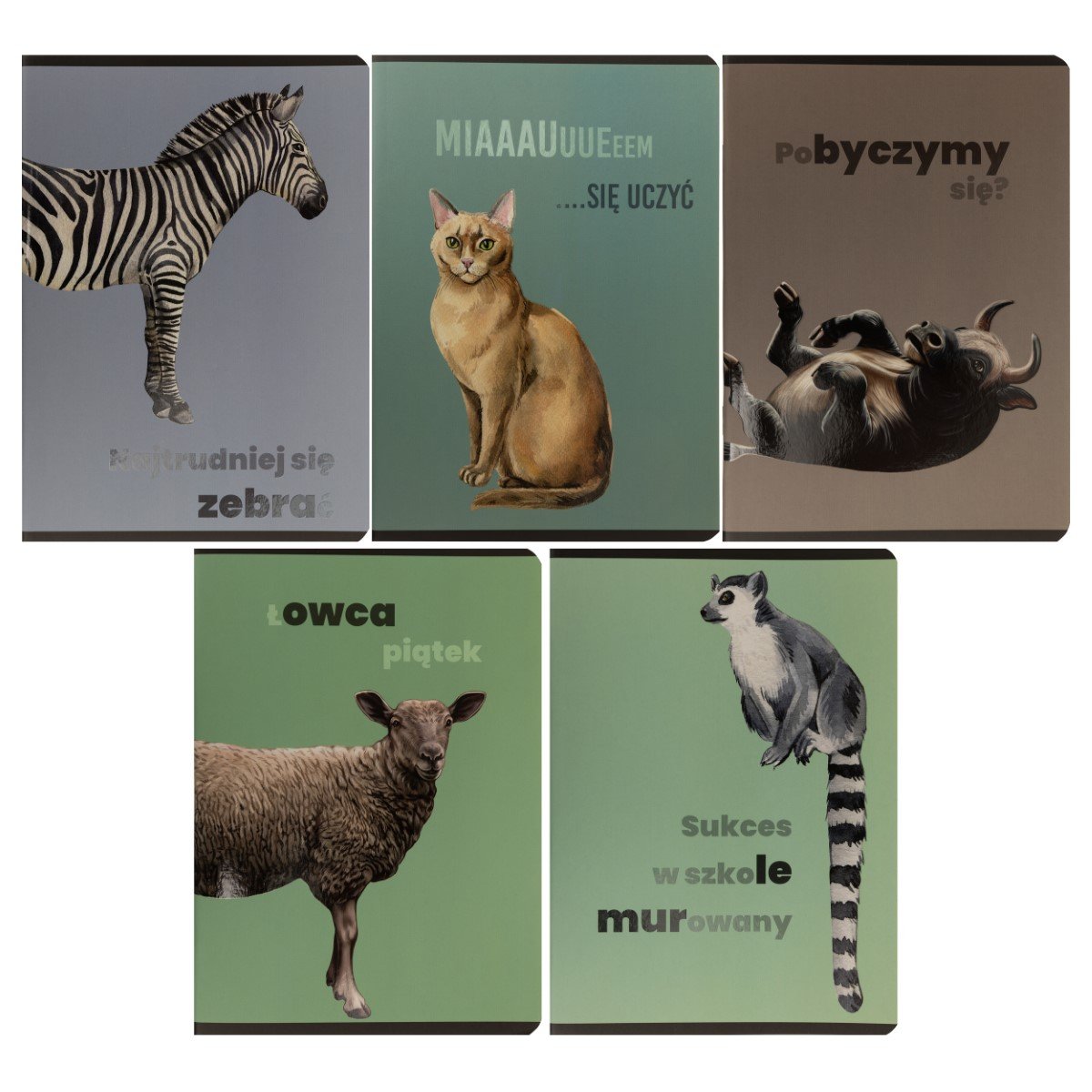 Paperdot, Zeszyt, Zwierzęta, A5, 60 kartek