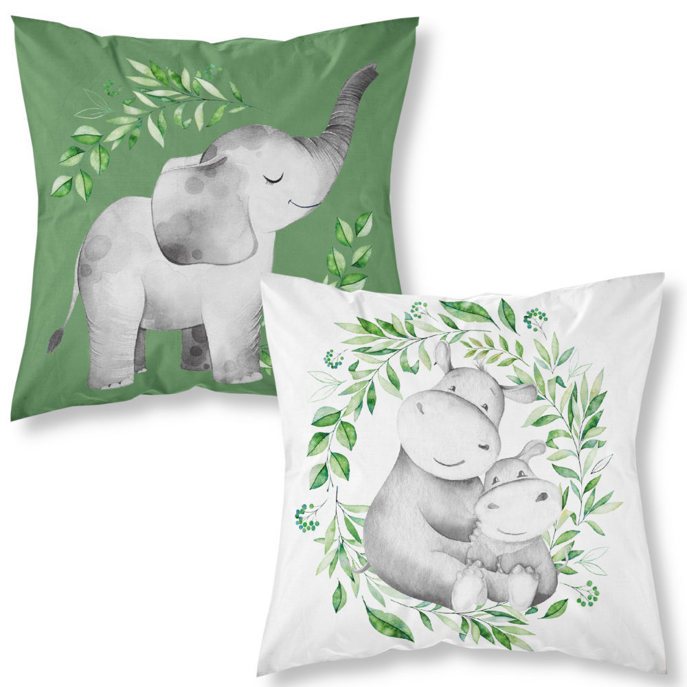 Poszewka 40X40 Dla Dzieci Wesołe Zwierzaki 17B