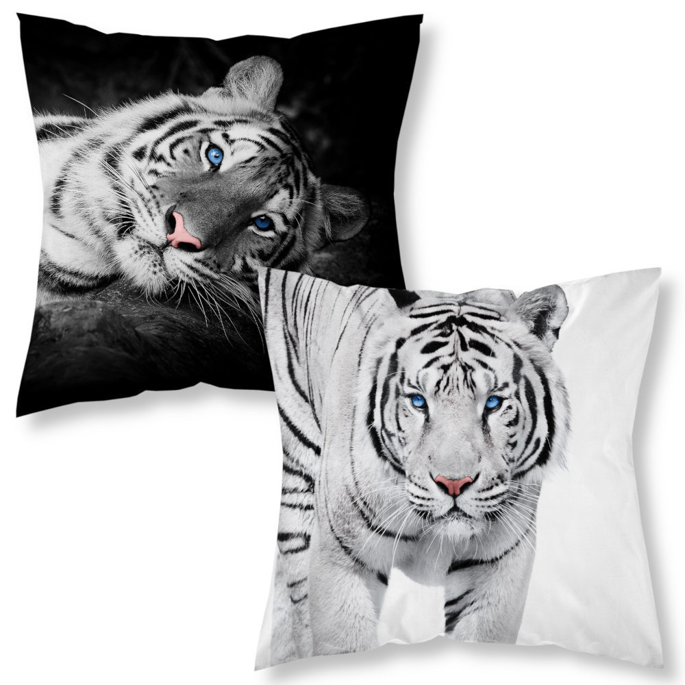 Poszewka Na Poduszkę 40X40 Tygrys Mf 005