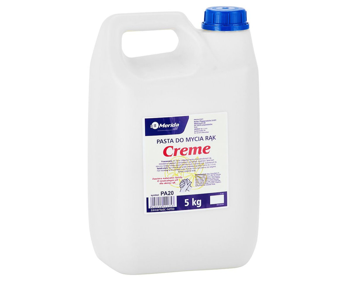Merida PA20 pasta do mycia rąk CREME, kanister 5 kg
