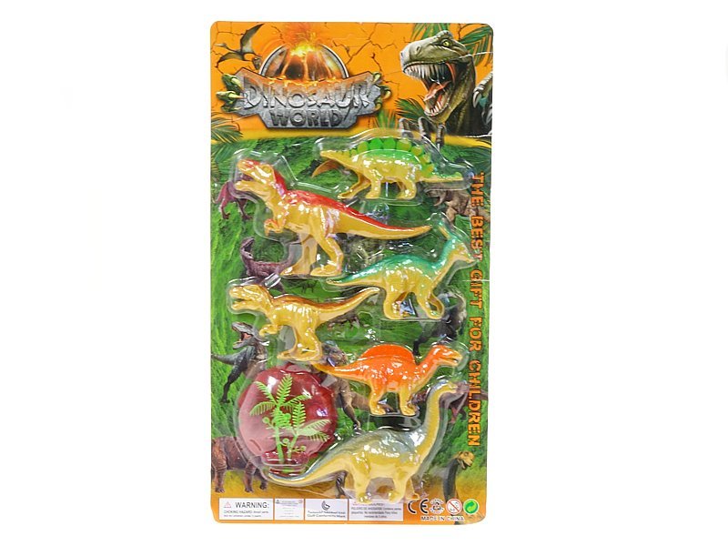 Zestaw ZABAWKOWE DINOZAURY 7 sztuk na opakowanie DLA DZIECI