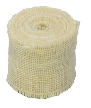 Tkanina jutowa wybielona 6cm 5mb