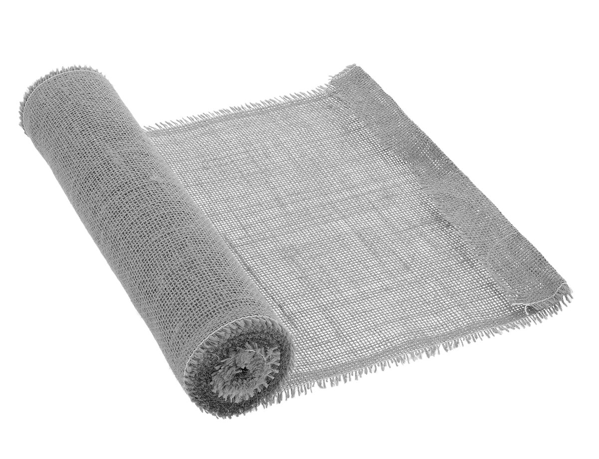 [74158] Tkanina jutowa szara 20cm 5mb