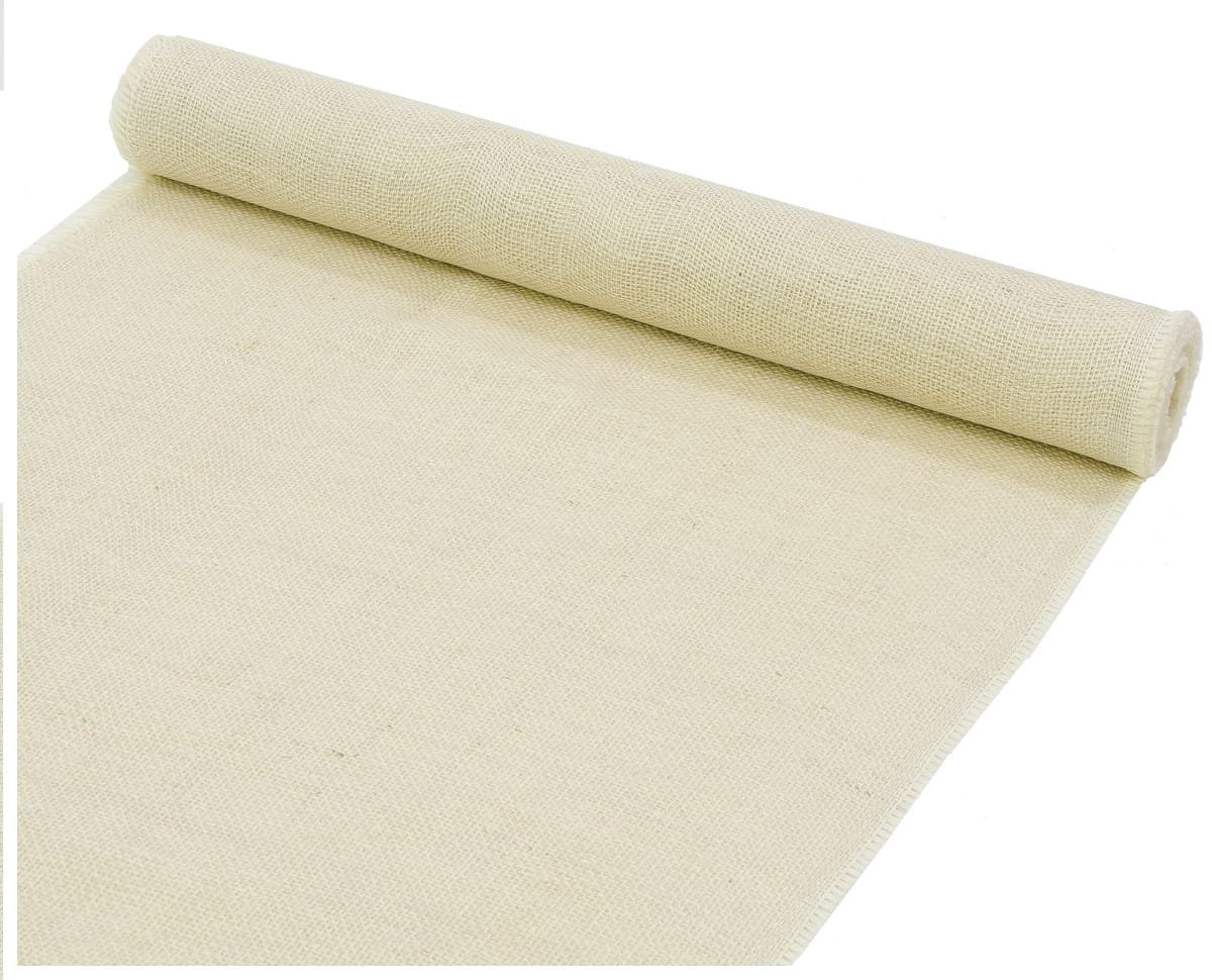 [74113] Tkanina jutowa wybielona 50cm 5mb