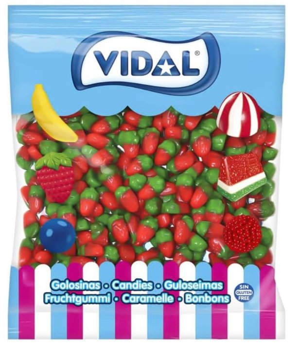 Vidal żelki truskawki owocowe 1 kg