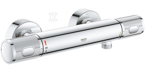 Bateria prysznicowa GROHE Grohtherm 1000 Performance - termostatyczna, chrom, blokada bezpieczeństwa SafeStop, izolowany metalowy korpus CoolTouch,