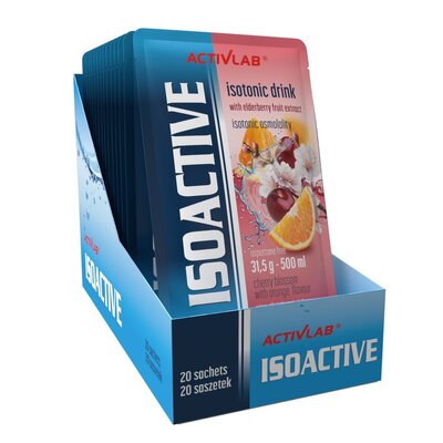 Izotonik ACTIVLAB Isoactive Kwiat wiśni z pomarańczą (31.5 g)