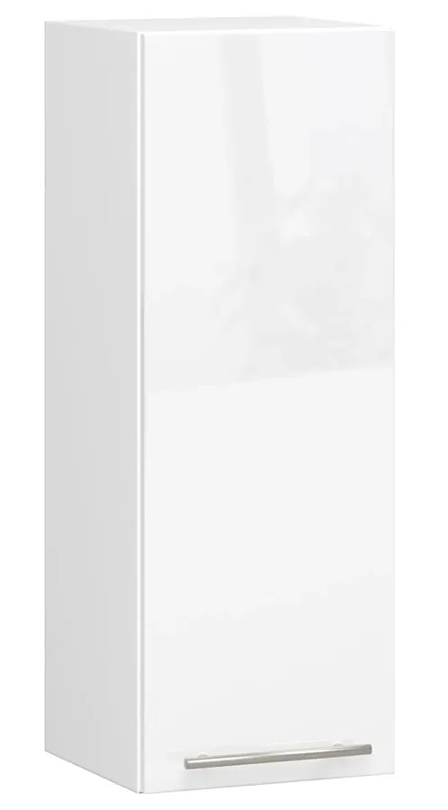 Górna szafka kuchenna do zabudowy w kolorze biały połysk T6-B33