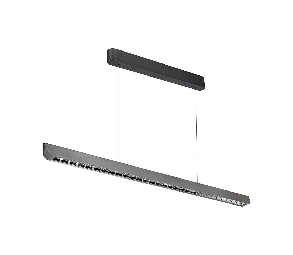 LED Żyrandol na lince LED/36W/230V 3000/4000/6400K antracyt