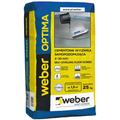 Wylewka samopoziomująca WEBER Optima 25 kg