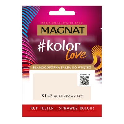 Farba #Kolor Love TESTER KL42 muffinkowy beż 25 ml Magnat