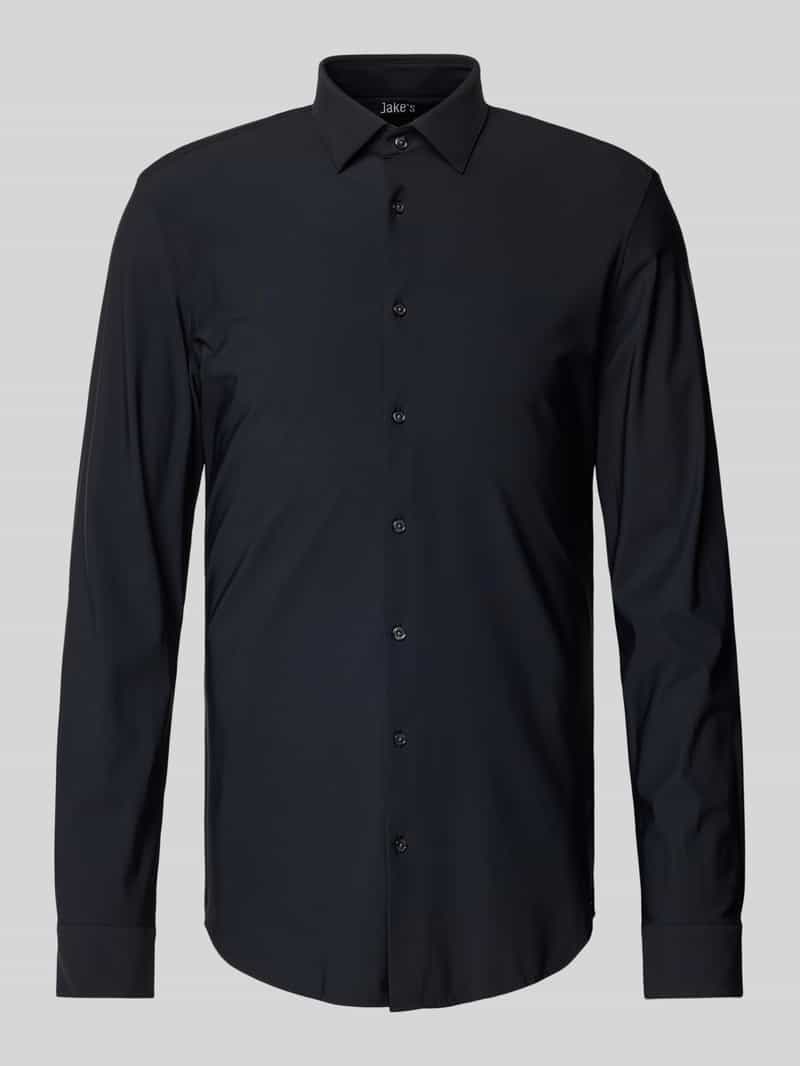 Koszula biznesowa o kroju super slim fit z listwą guzikową