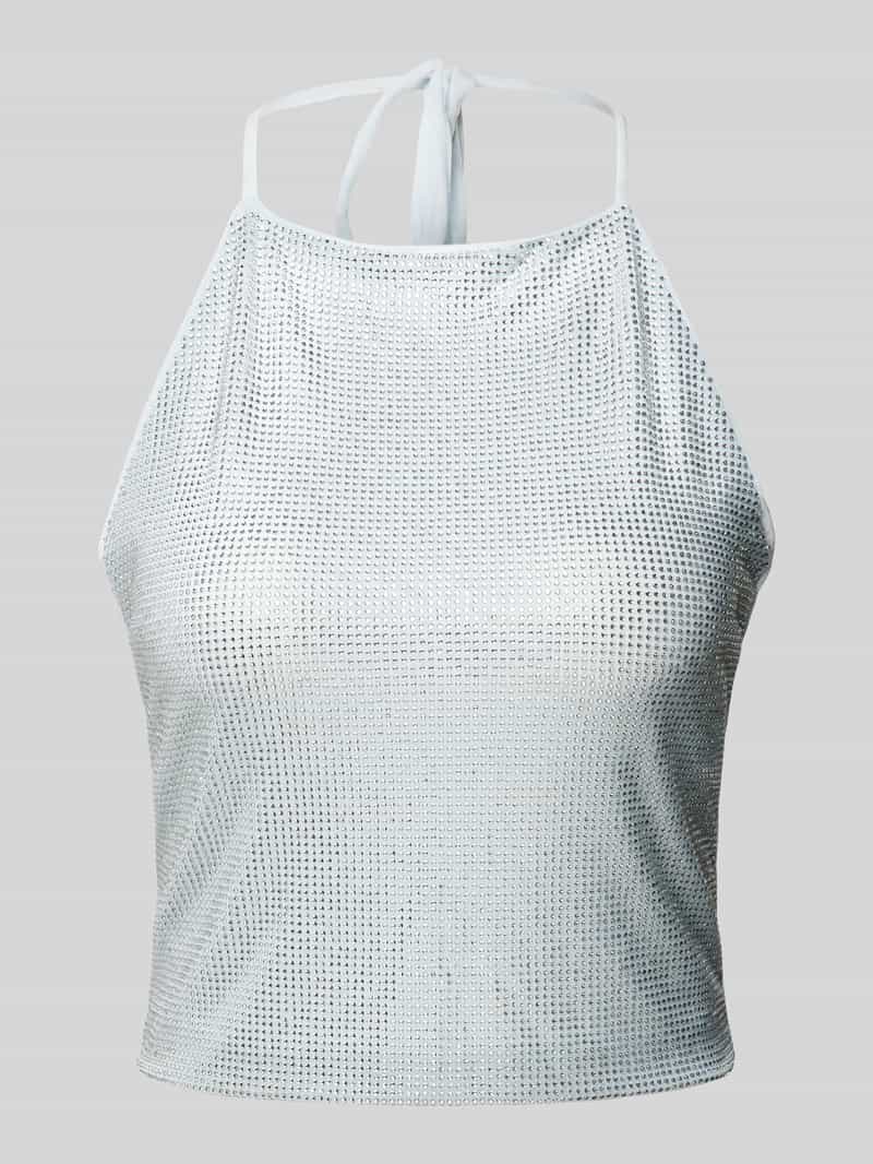 Top z obszyciem kamieniami stras model ‘NICOLA’