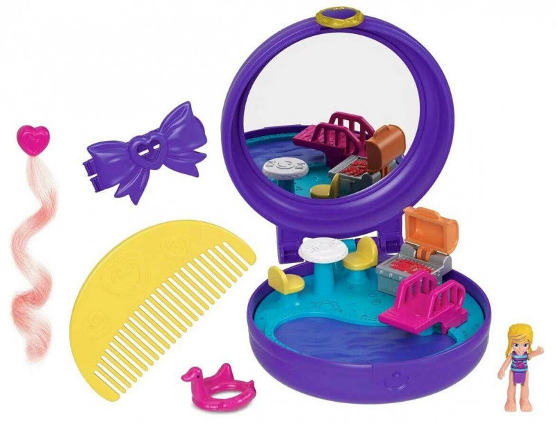 Polly Pocket, Puzdereczko z akcesoriami - Basen