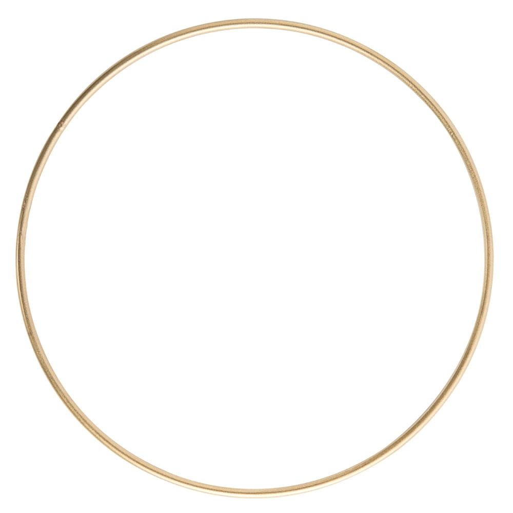 [000111] Obręcz metalowa baza do łapacza snów 15cm złota