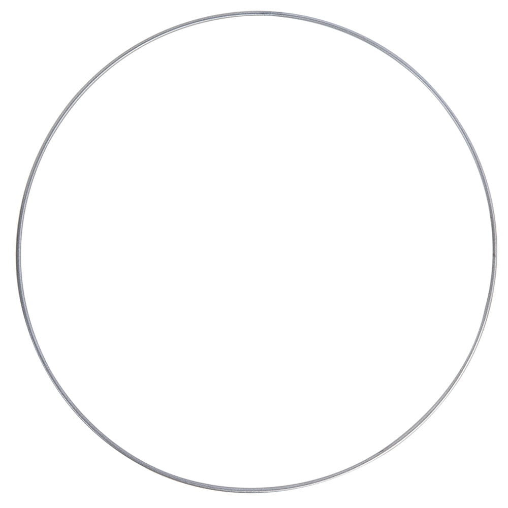 [000109] Obręcz metalowa baza do łapacza snów 20cm srebrna