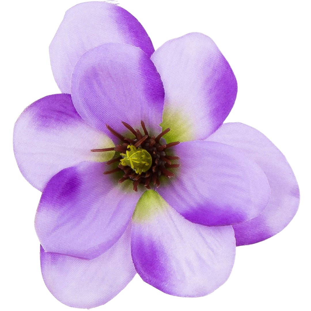 [w10015] Główka kwiatowa magnolia 11cm jasnofioletowa 12szt