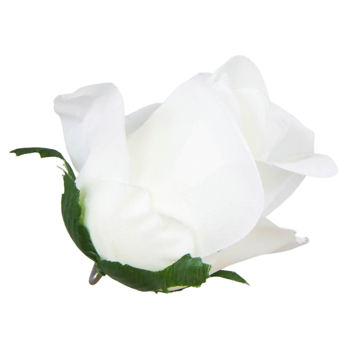 [w0433] Róża główka 9cm biała