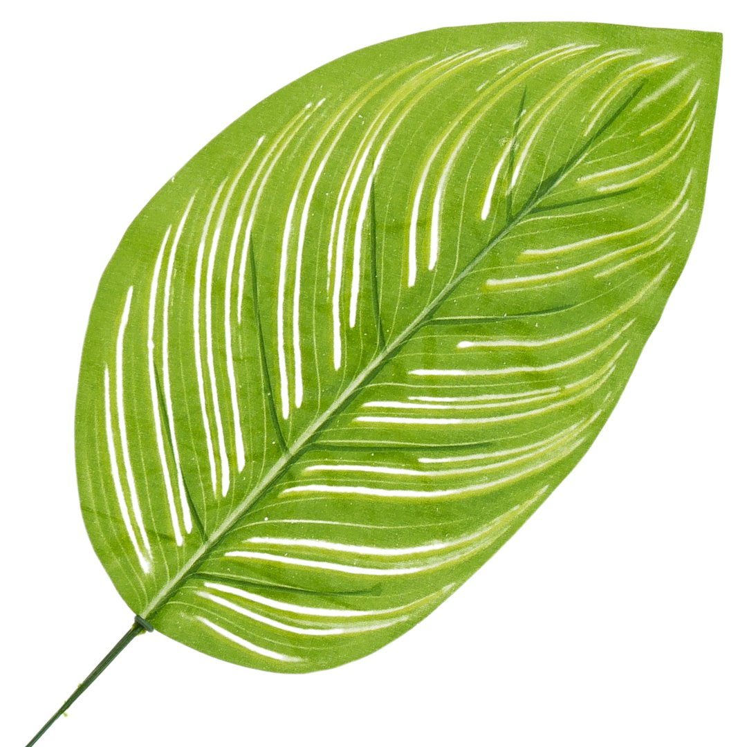 [680799] Liść dekoracyjny nr 18 jasnozielony 48cm