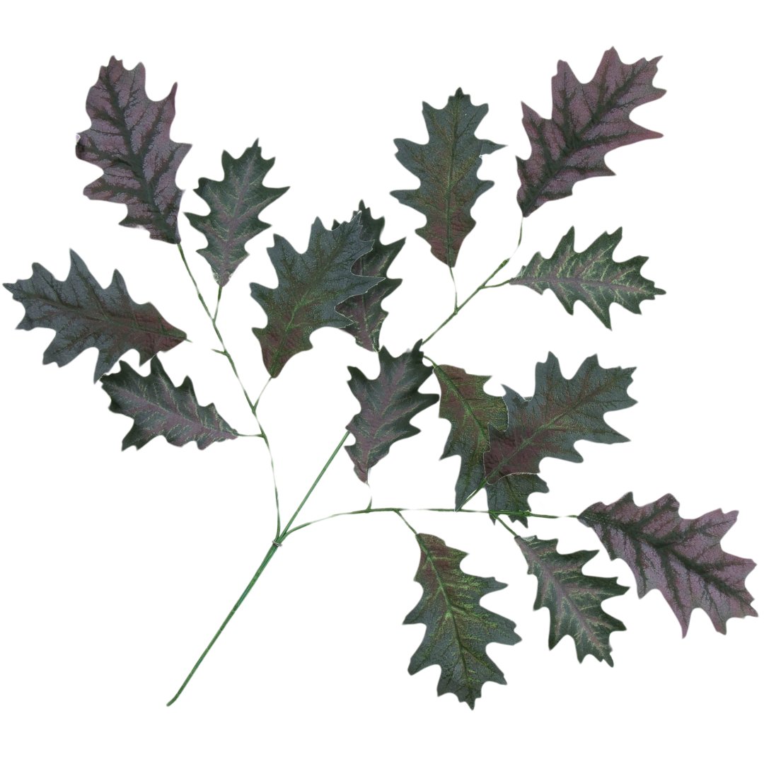 [6801016] Duża gałązka liście ozdobne cieniowane 72cm