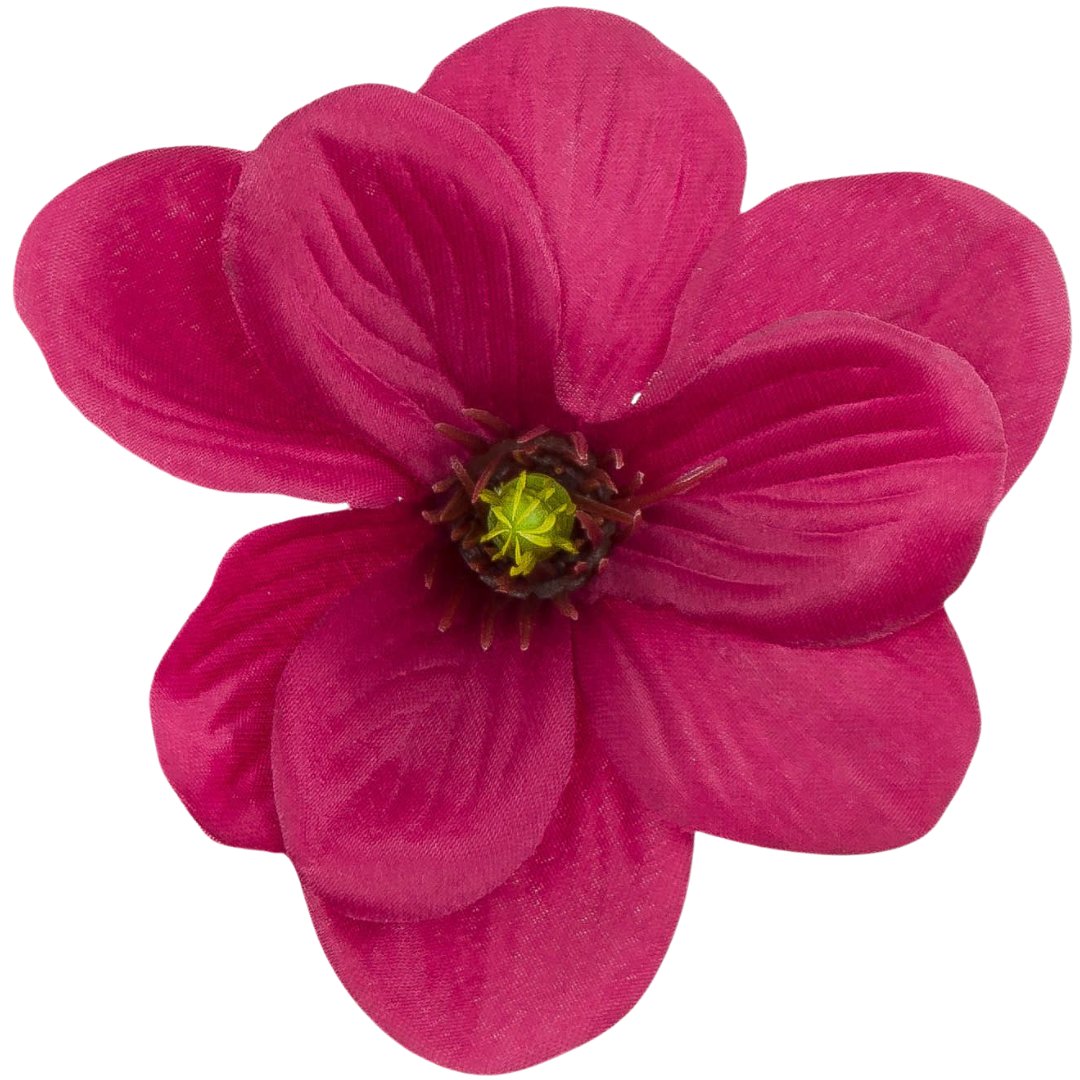 [w10012] Główka kwiatowa magnolia 11cm fioletowo-różowa 12szt