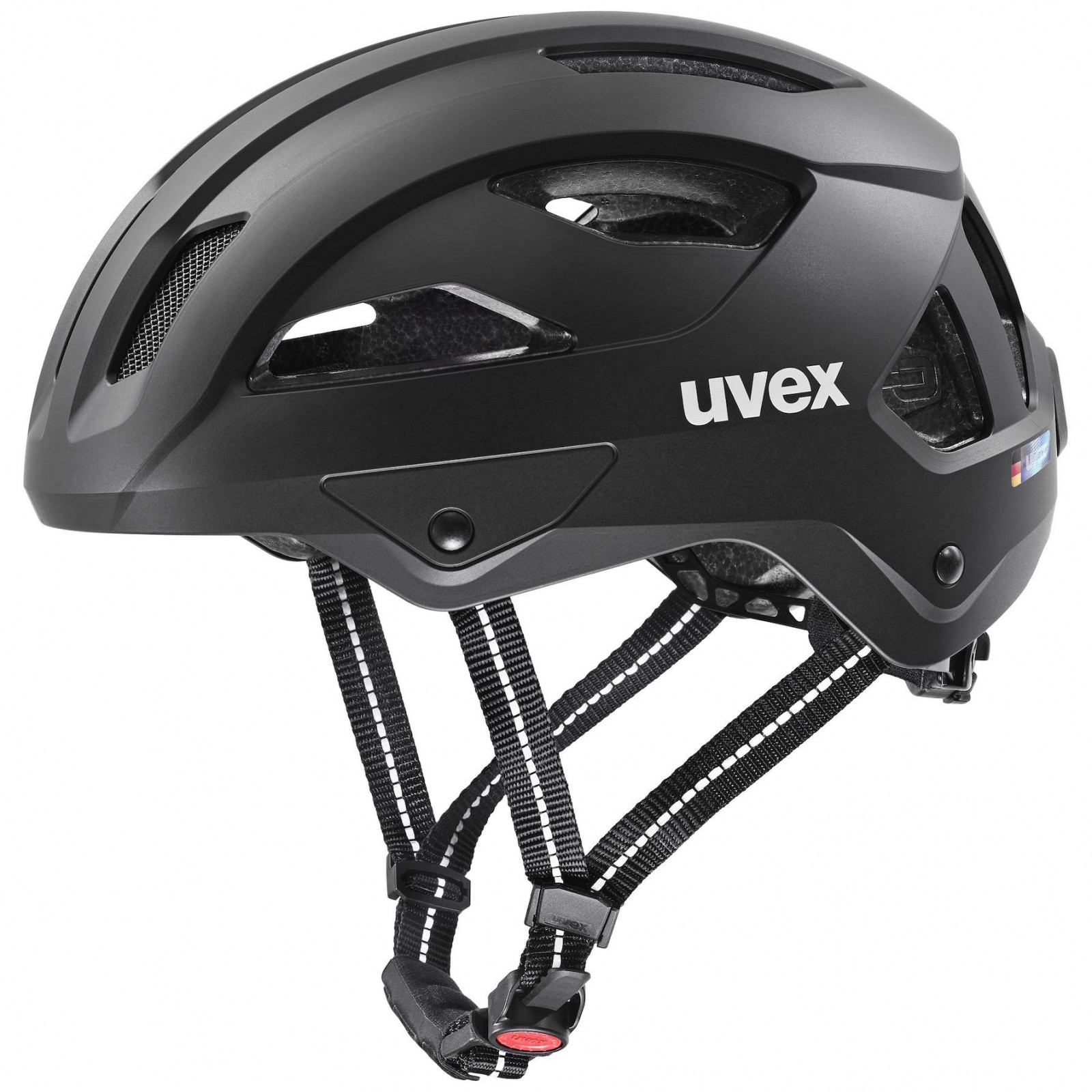 Kask rowerowy Uvex City Stride Wielkość kasku: 53-56 cm / Kolor: czarny