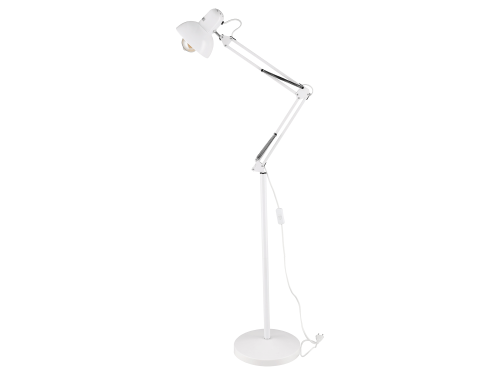 Lampa podłogowa stojąca LED STL034 - Biała - 1xE27