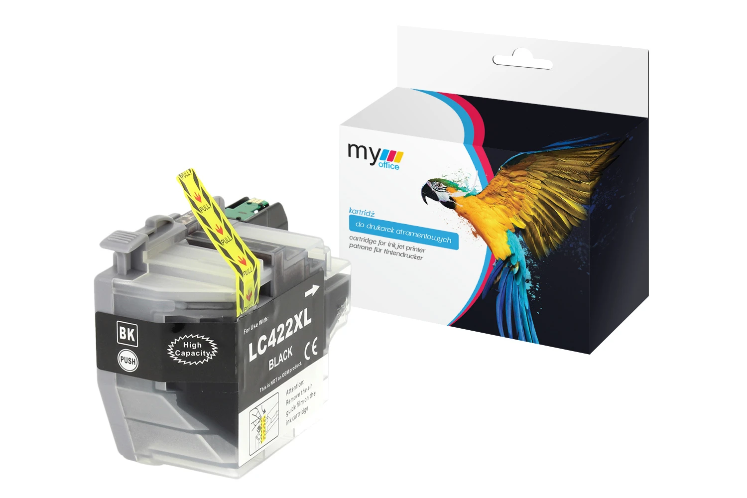 Zamiennik tuszu Brother LC422XL BK marki My Office