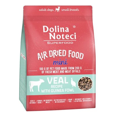 DOLINA NOTECI SUPERFOOD Mini Danie z perliczki karma suszona dla psa 1kg