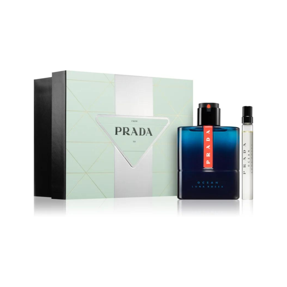 Prada Luna Rossa Ocean Eau de Toilette Set Zestaw Prezentowy Dla Niego