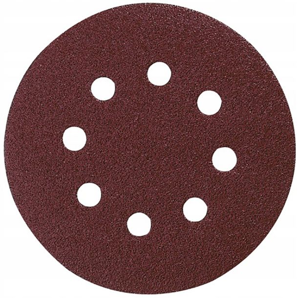 Makita Papier ścierny na rzep 125 mm (8 otworów) ziarn. 180, 50 szt. P-43670