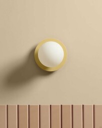 Lampa ścienno-sufitowa Circle 160 Żółta