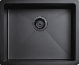 Zlewozmywak kuchenny Diskho 5040 Stalowy Czarny Mat PVD