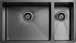 Zlewozmywak kuchenny Diskho 7040 Stalowy Czarny Chrom PVD