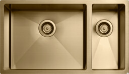 Zlewozmywak kuchenny Diskho 7040 Stalowy Mosiądz Polerowany PVD