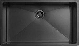 Zlewozmywak kuchenny Diskho 8040 Stalowy Czarny Mat PVD