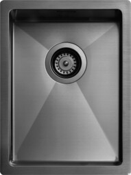 Zlewozmywak kuchenny 3040 Stalowy Czarny Chrom PVD