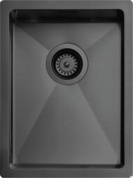 Zlewozmywak kuchenny Diskho 3040 Stalowy Czarny Matowy