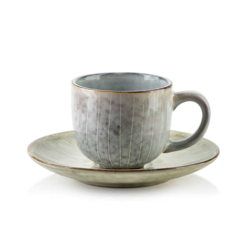 Filiżanka do herbaty ze spodkiem Nature Scandic 120 ml