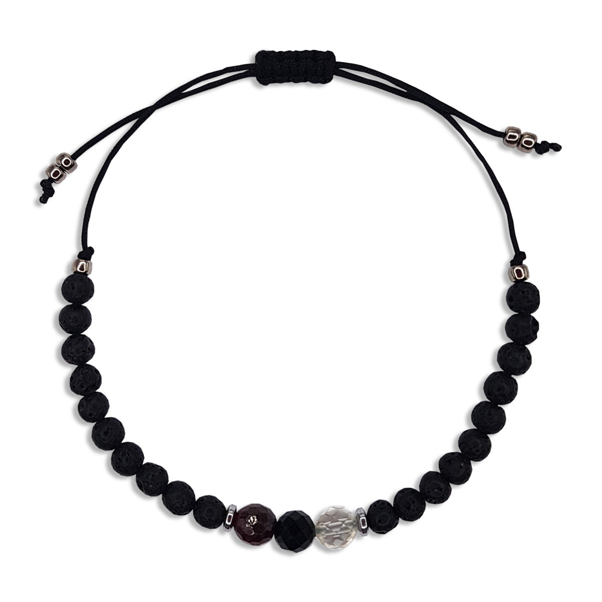 Męska bransoletka ZNAK ZODIAKU SKORPION - kamienie NATURALNE - na prezent