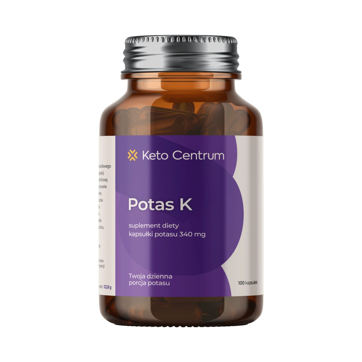 Potas mega dawka 365mg KetoCentrum (100 kapsułek)