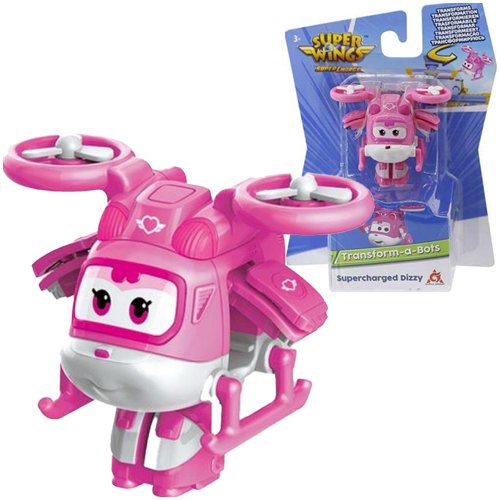 SUPER WINGS TRANSFORM-A-BOTS SUPERCHARGED DIZZY FRUNIA FIGURKA SAMOLOT