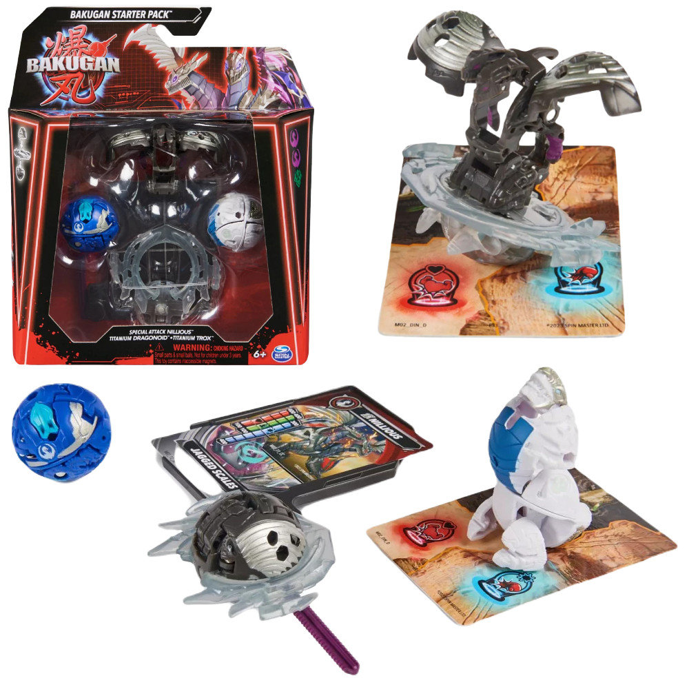 Spin Master Figurki Bakugan Zestaw Startowy Nillious 20142185