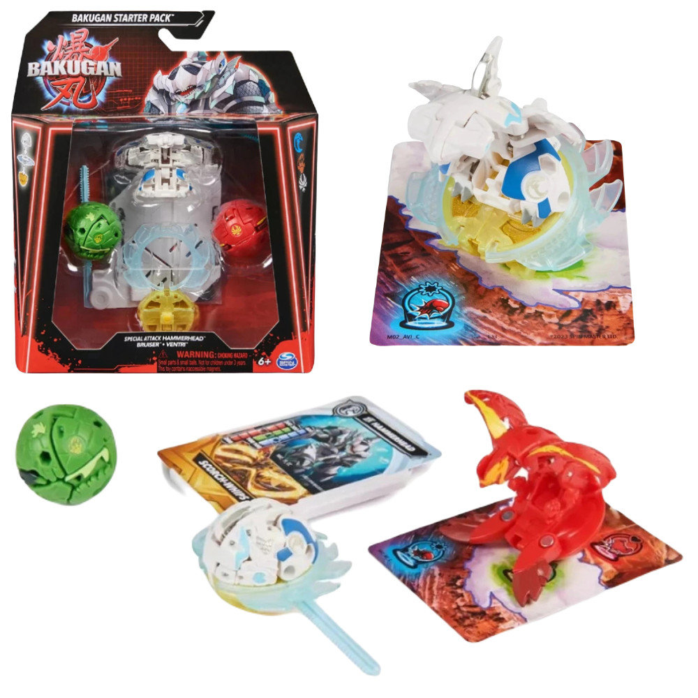Spin Master Figurki Bakugan Zestaw Startowy Hammerhead 20142186
