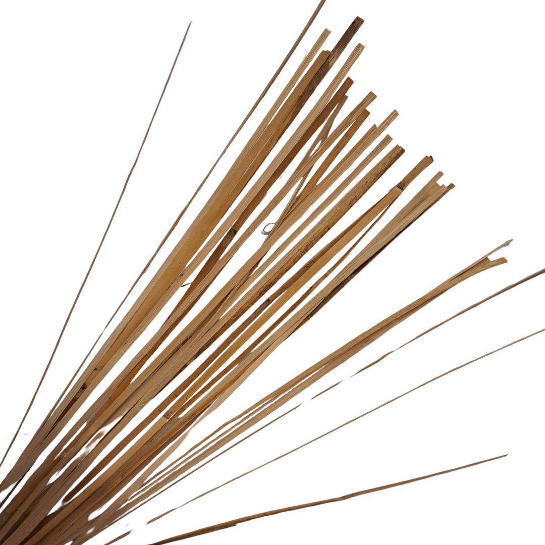 [61258] Rattan płaski około 45-50g jasnobrązowy