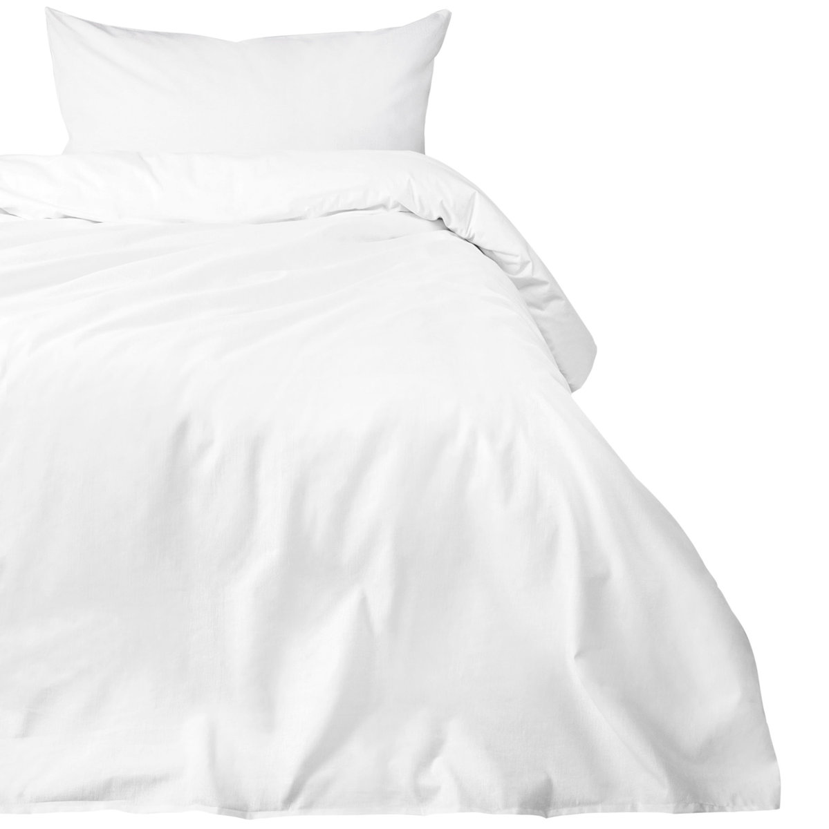 Poszwa hotelowa 220x200 biała Gładka na zakładkę